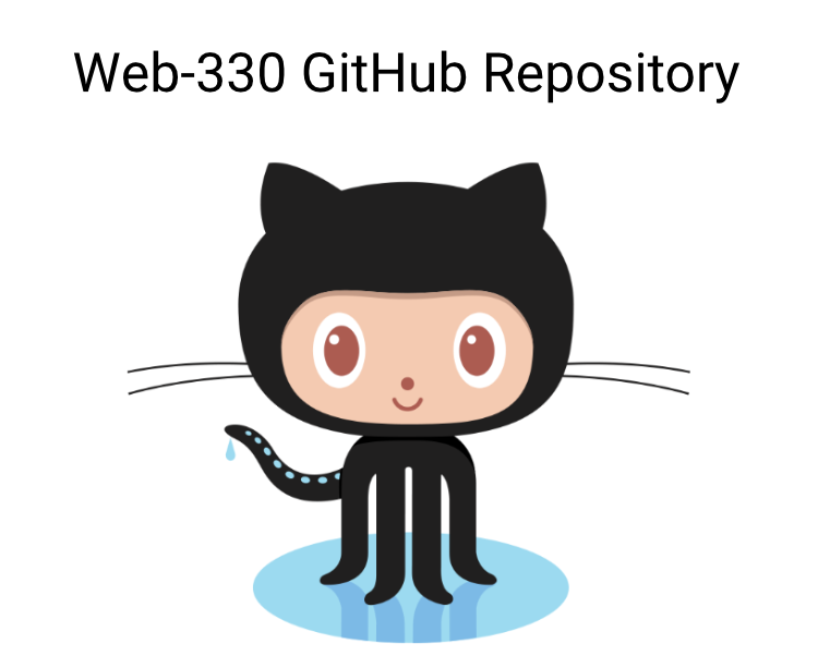 Web 330 Octocat GitHub Logo